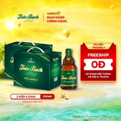 Combo 2 Hộp Trúc Bạch IPA Craft – Hộp 6 chai 330ml