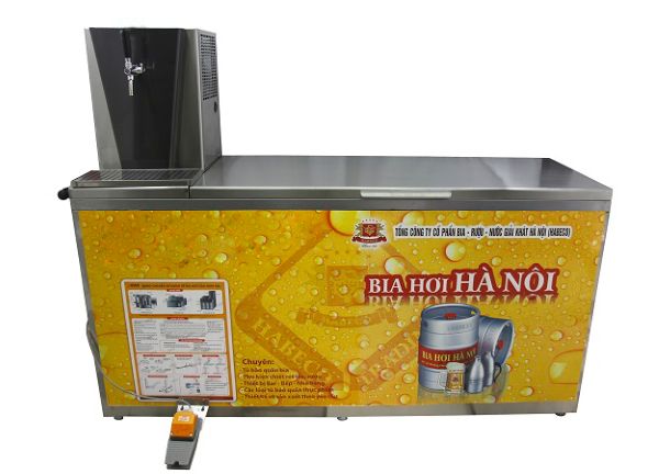 Tủ bia hơi nước máy trên