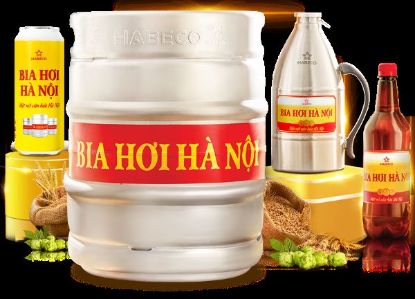 Bia hơi bom Hà Nội 500ml