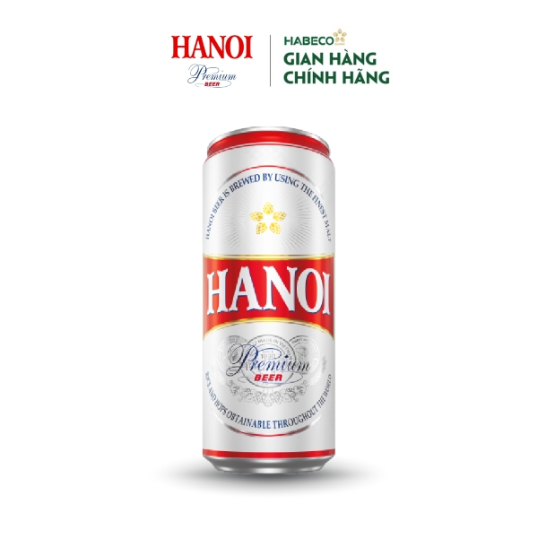 Hanoi Premium là dòng bia lon trung cao cấp của HABECO