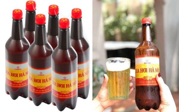 Tham khảo mức giá bia hơi Hà Nội chai nhựa 1 lít trên thị trường