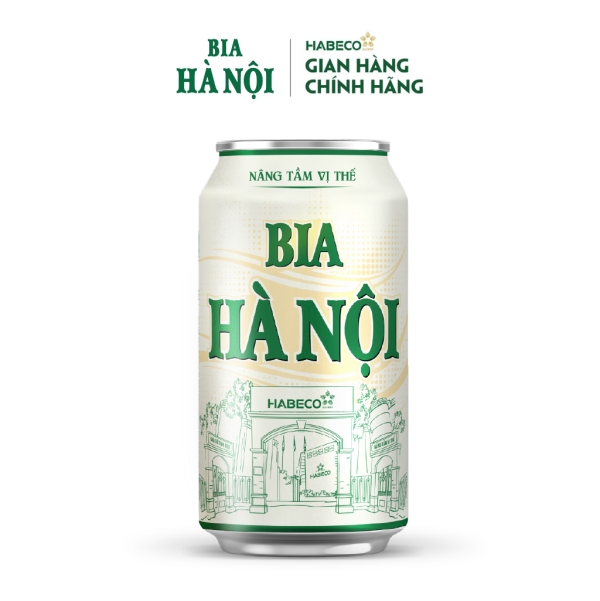 Giá két bia chai Hà Nội nhãn xanh
