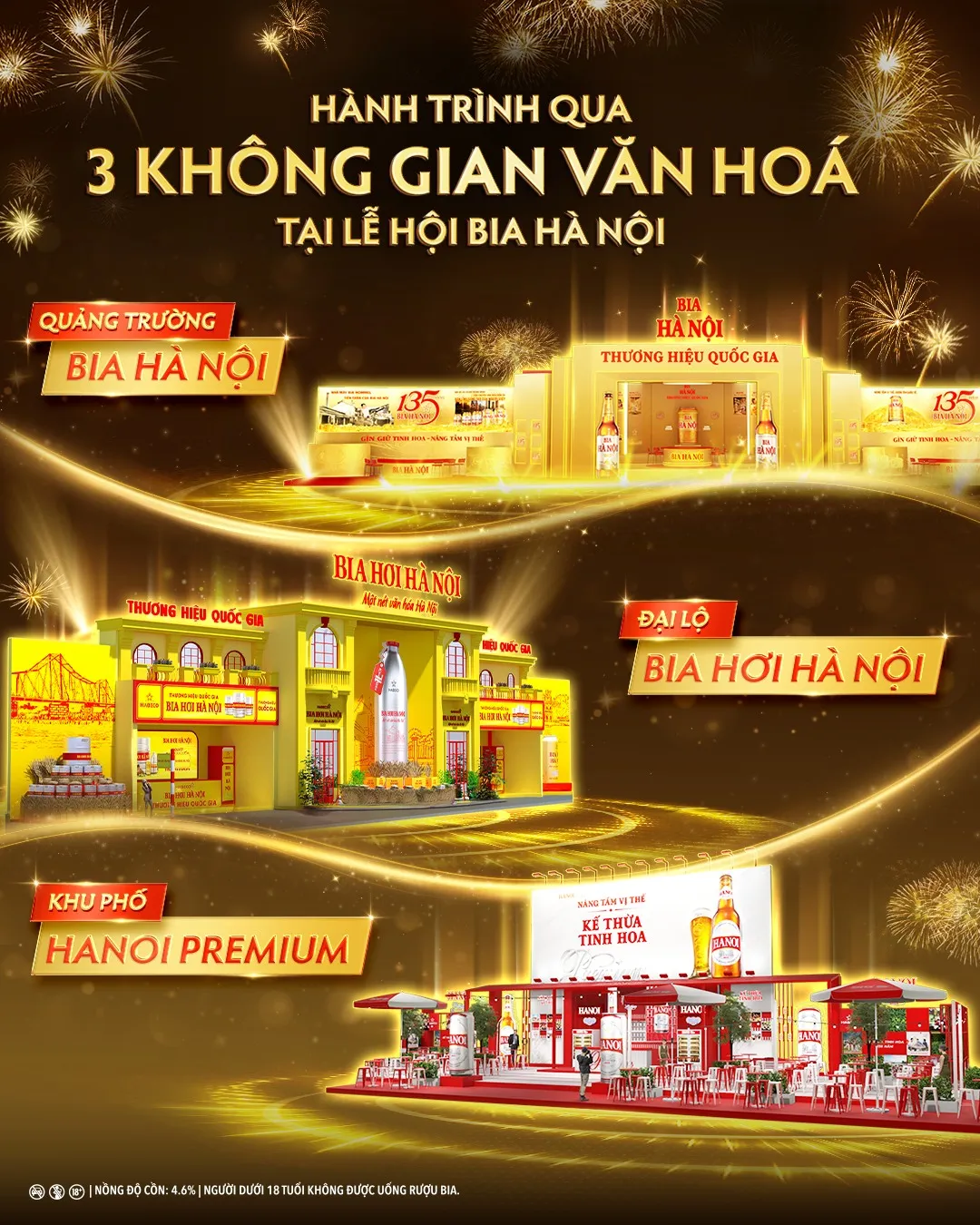 không gian văn hóa tại lễ hội bia hà nội