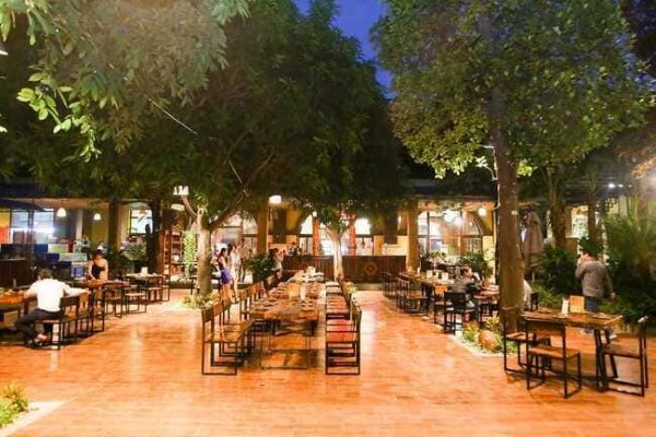 Phù hợp nhóm đông, gia đình, không gian ngoài trời thoải mái vui vẻ