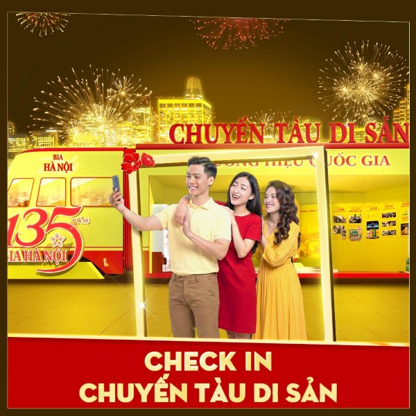 Thời gian và địa điểm tổ chức chuyến tàu di sản cùng bia Hà Nội