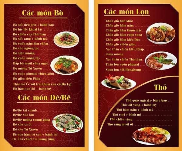 Bí quyết xây dựng menu quán nhậu hút khách