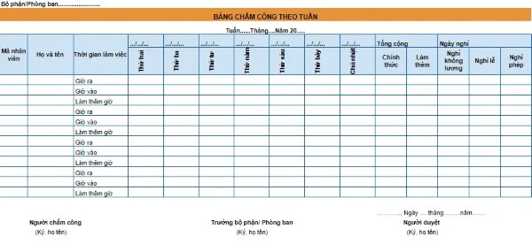 Quản lý thời gian và chế độ làm việc