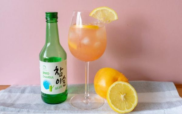Công thức 4: Cocktail bia Soju Hàn Quốc